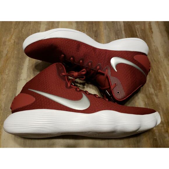 Nike Men\'s Hyperdunk 2017 TB Promo Maroon Wine White Silver 942571 602 Size 17.5 main image 7